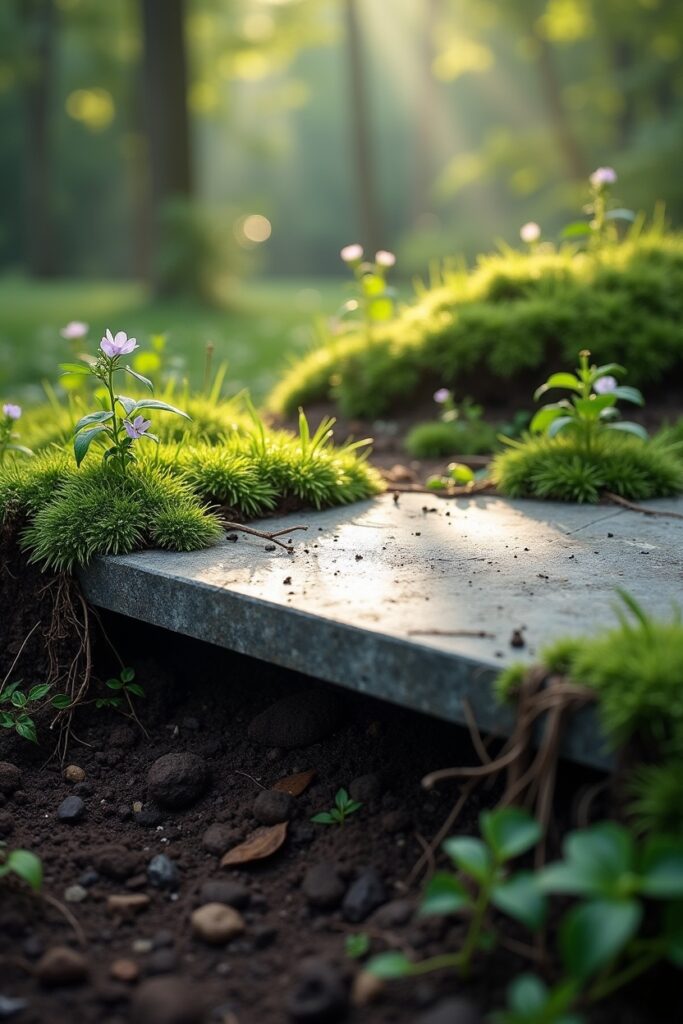 Sustainable mineral surface blending seamlessly with the natural environment, reflecting Luz Concept 5's commitment to responsible practices.