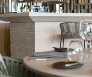 custom porcelain countertop edge by luz concept 5 in Sarasota outdoor kitchen